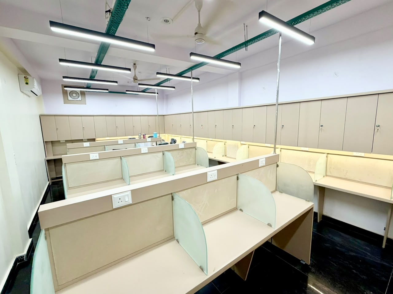 Quiet study space at Buudhaa Library